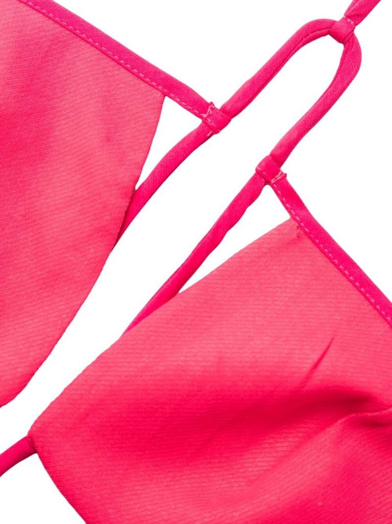 Pink Multi-strap Bra Top