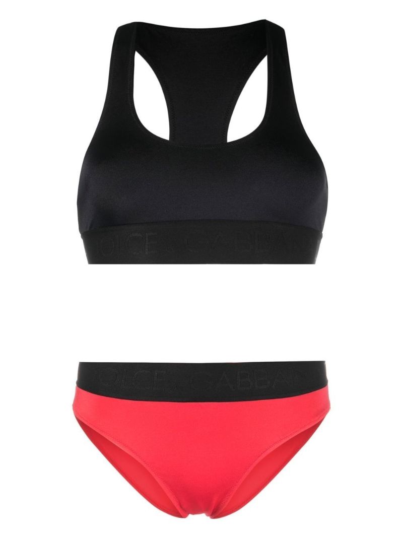 Black Racerback Bikini