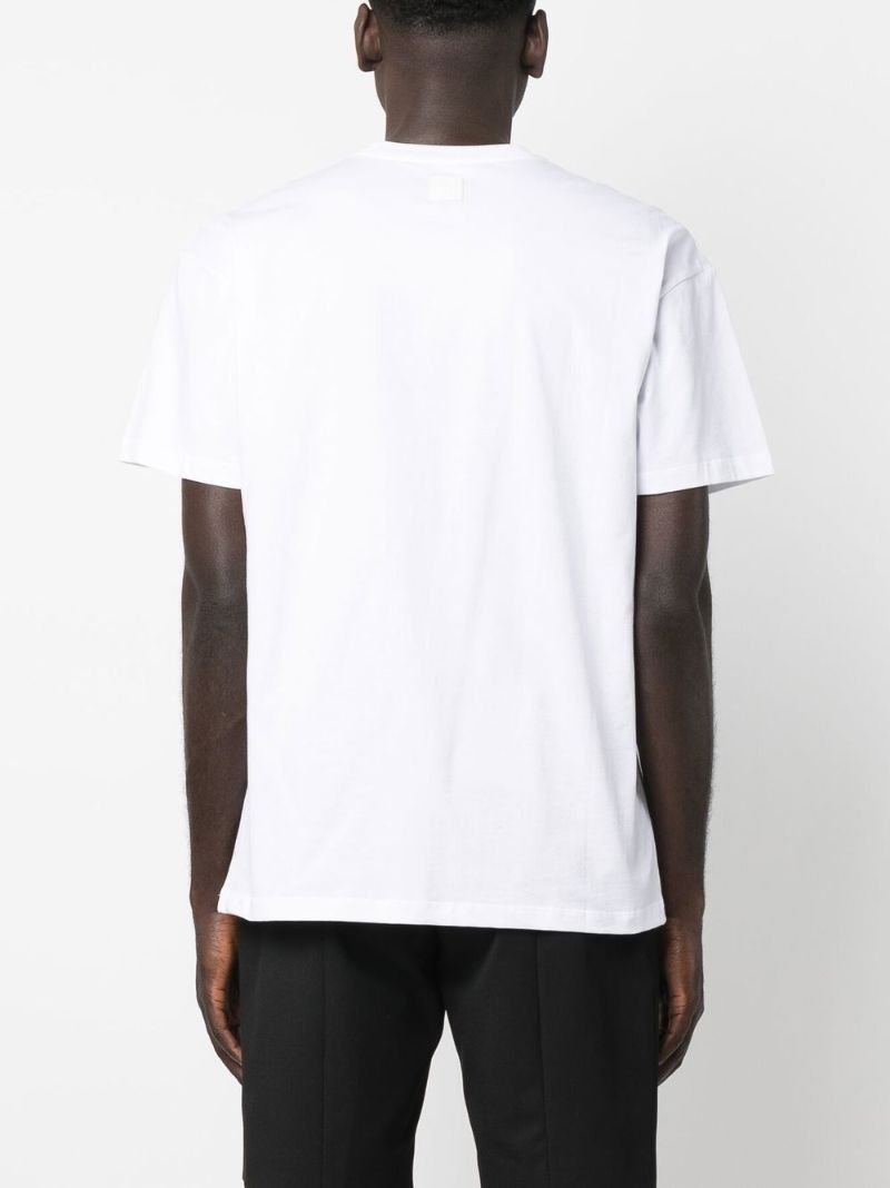 White Graffiti Logo Short Sleeve T-shirt