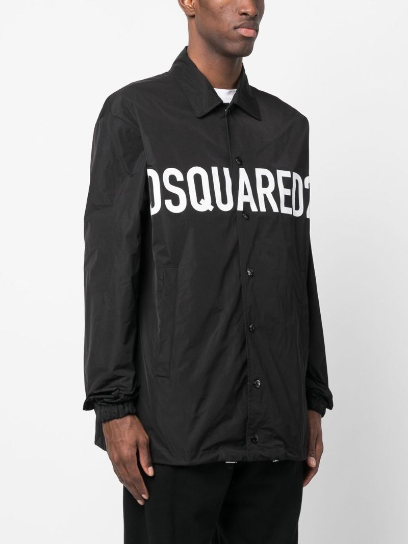 Black Logo Print Shirt