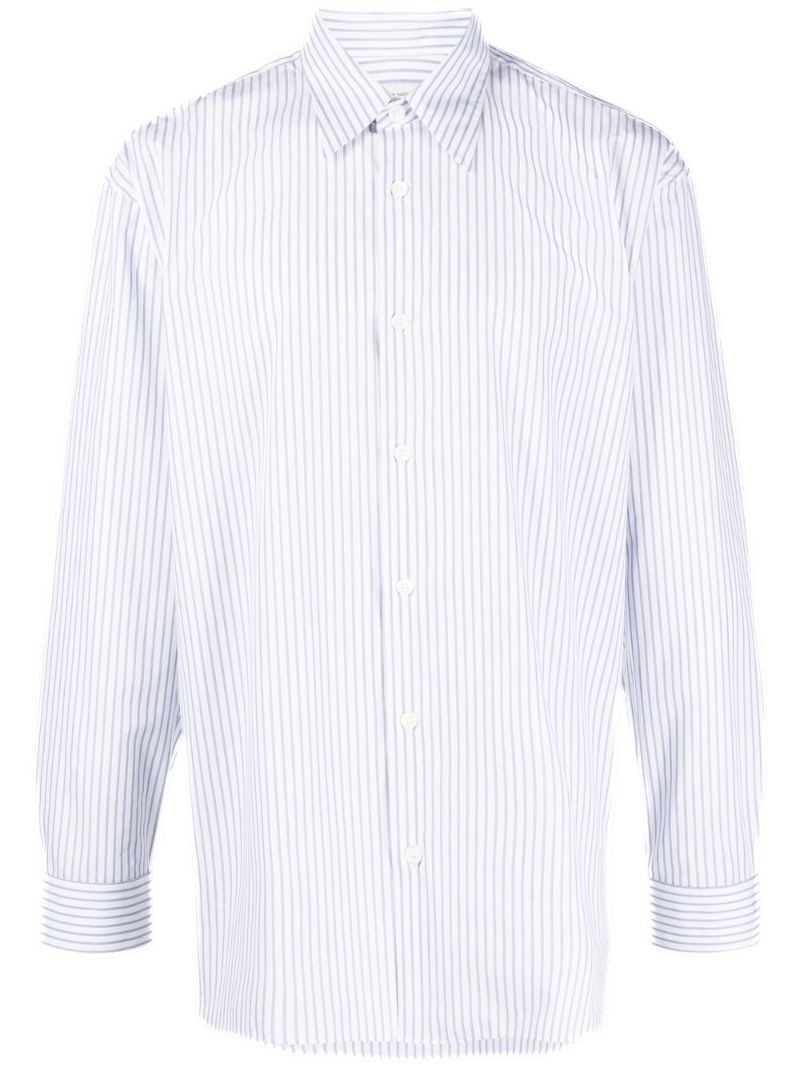 Blue Striped Buttoned Shirt