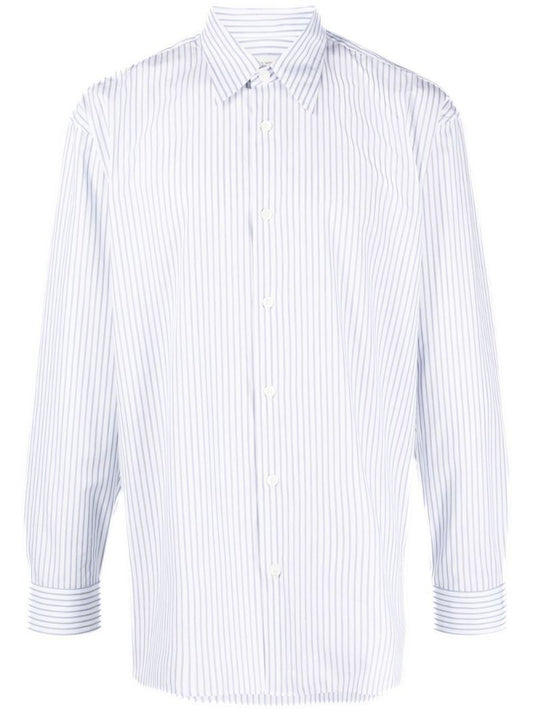 Blue Striped Buttoned Shirt