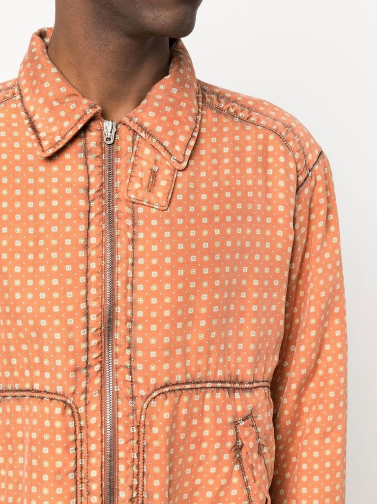 Orange Zip-up Jacket