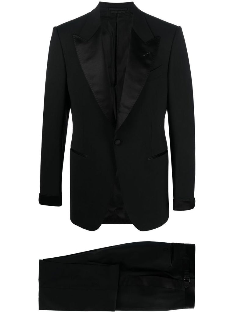 Black Single-breasted Dinner Suit