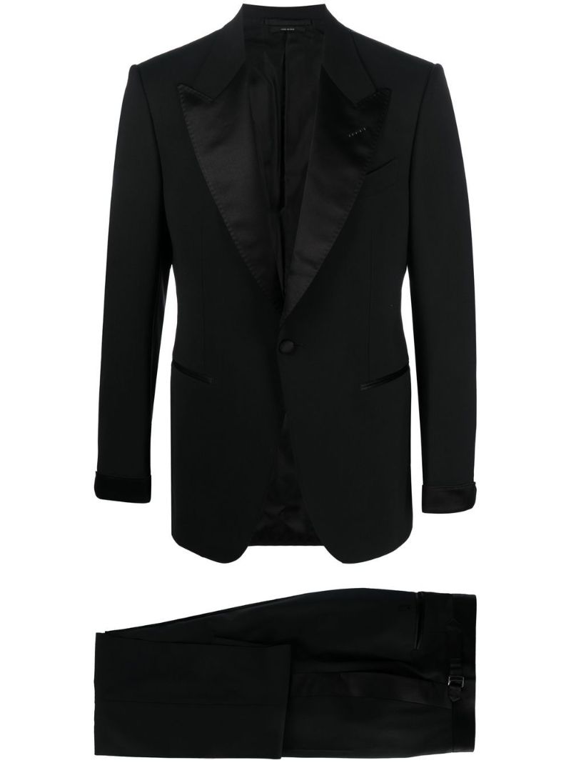 Black Single-breasted Dinner Suit