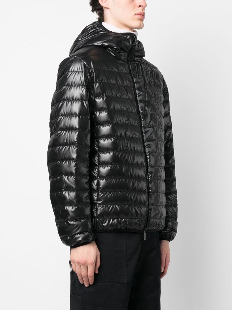 Black Lauzet Logo-print Padded Jacket