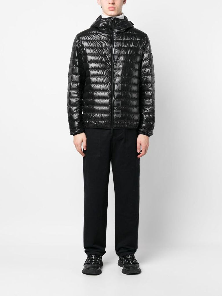 Black Lauzet Logo-print Padded Jacket