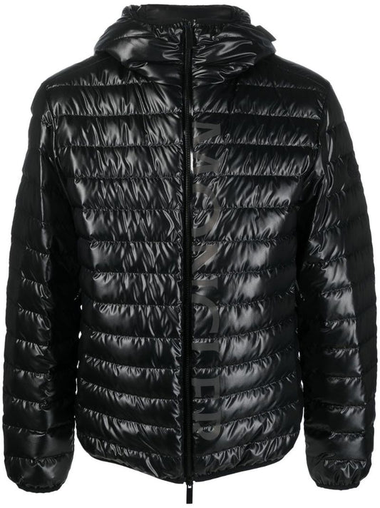Black Lauzet Logo-print Padded Jacket