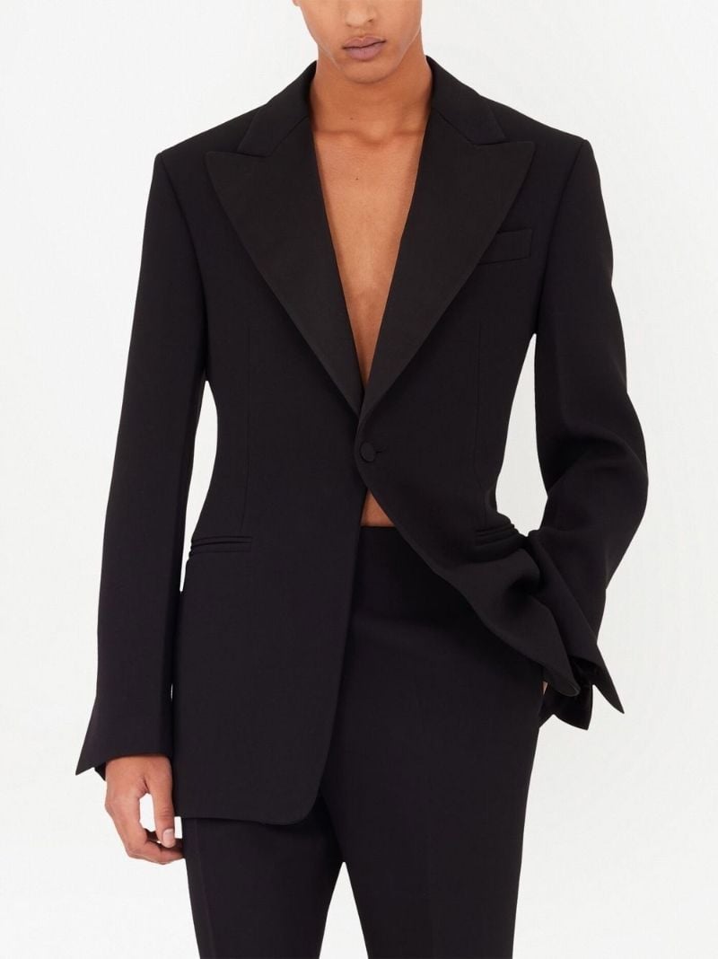 Black Single-breasted Blazer