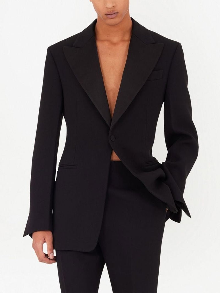 Black Single-breasted Blazer