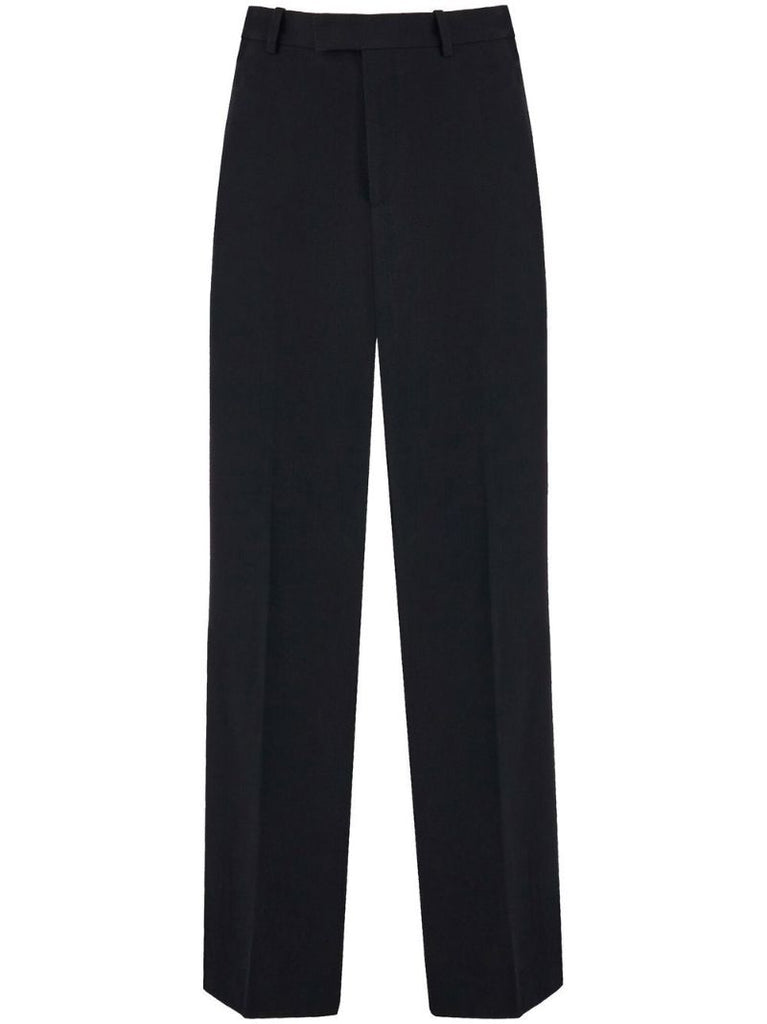 Black Tailored Wool Trousers