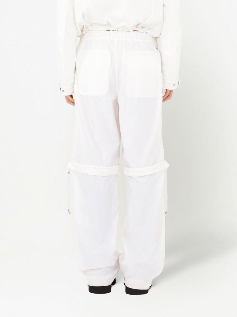 White Straight-leg Cargo Trousers