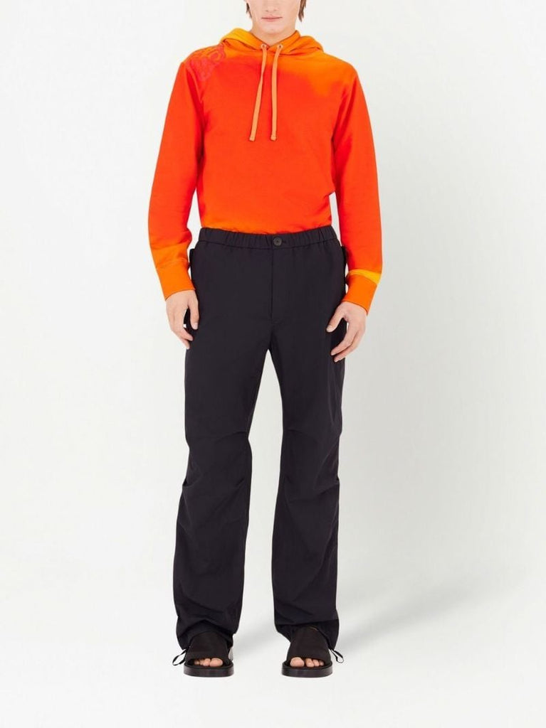 Black Straight-leg Cargo Trousers