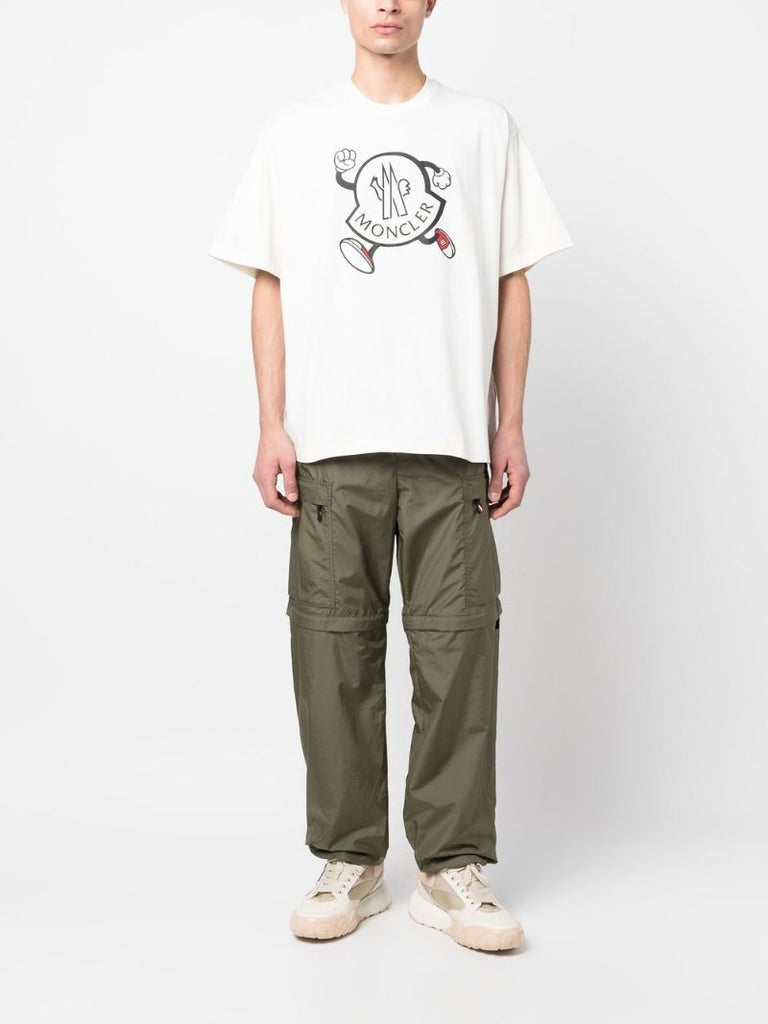 Green Cargo Drawstring Trousers
