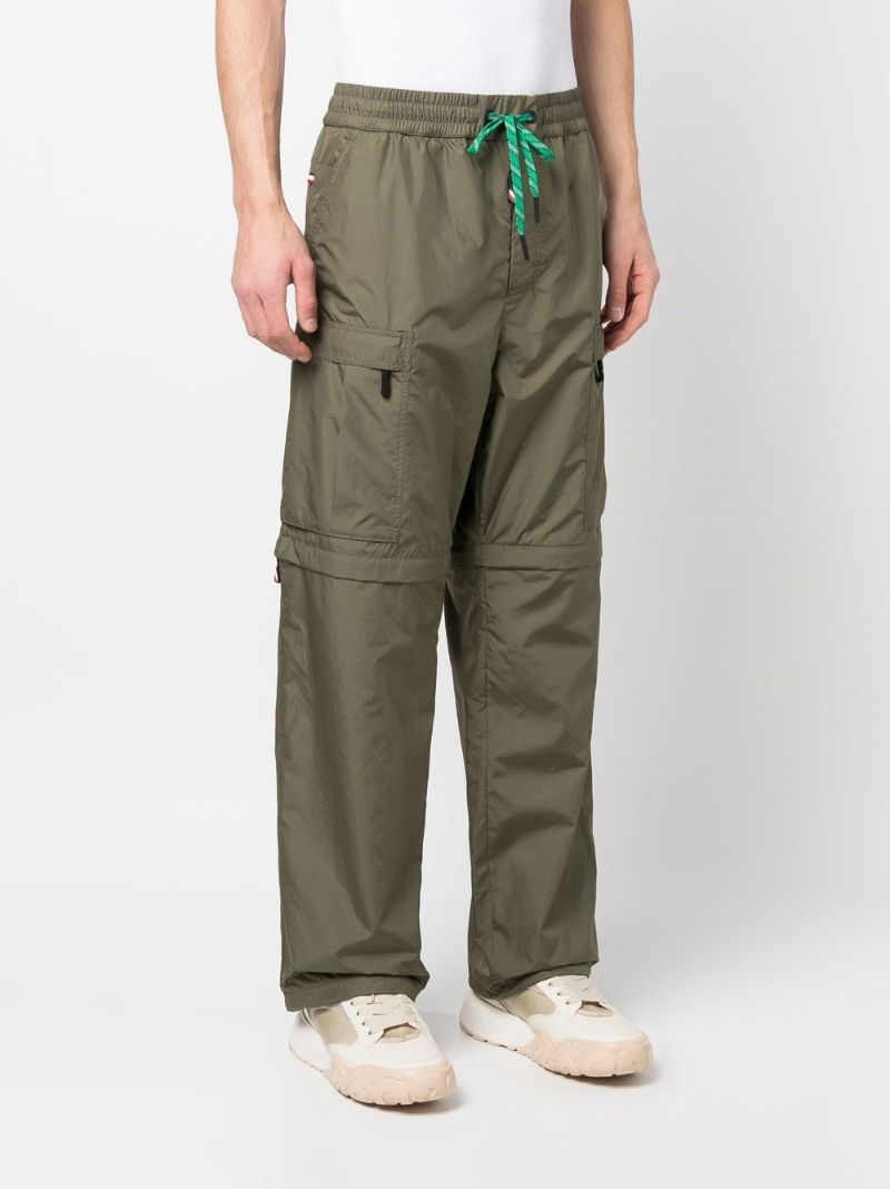 Green Cargo Drawstring Trousers