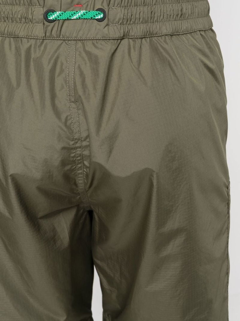 Green Cargo Drawstring Trousers