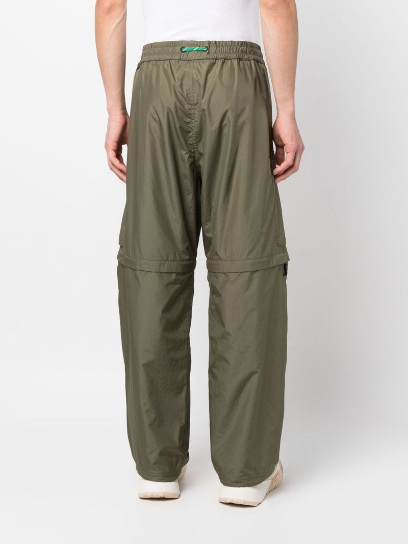 Green Cargo Drawstring Trousers