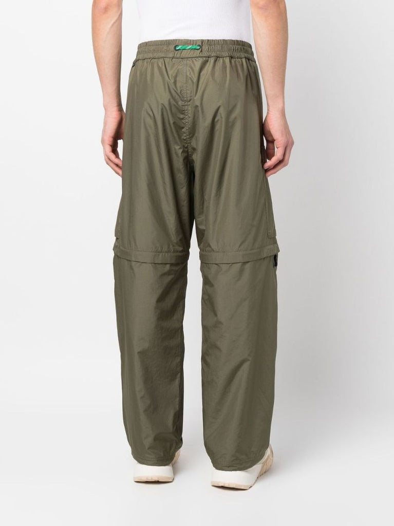 Green Cargo Drawstring Trousers
