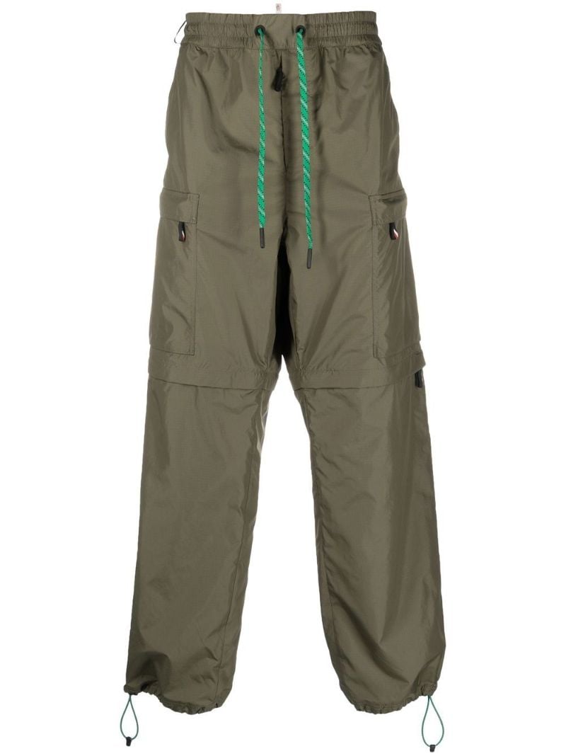 Green Cargo Drawstring Trousers