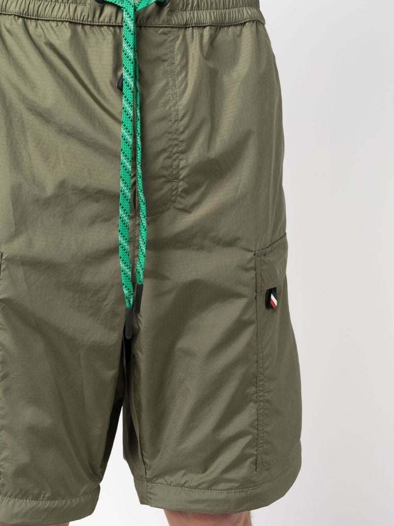 Green Cargo Drawstring Trousers