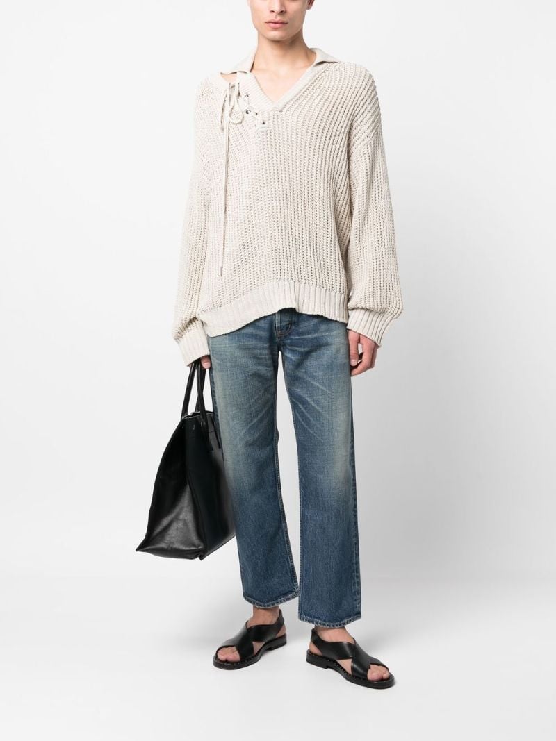 Blue Mick Straight-leg Jeans