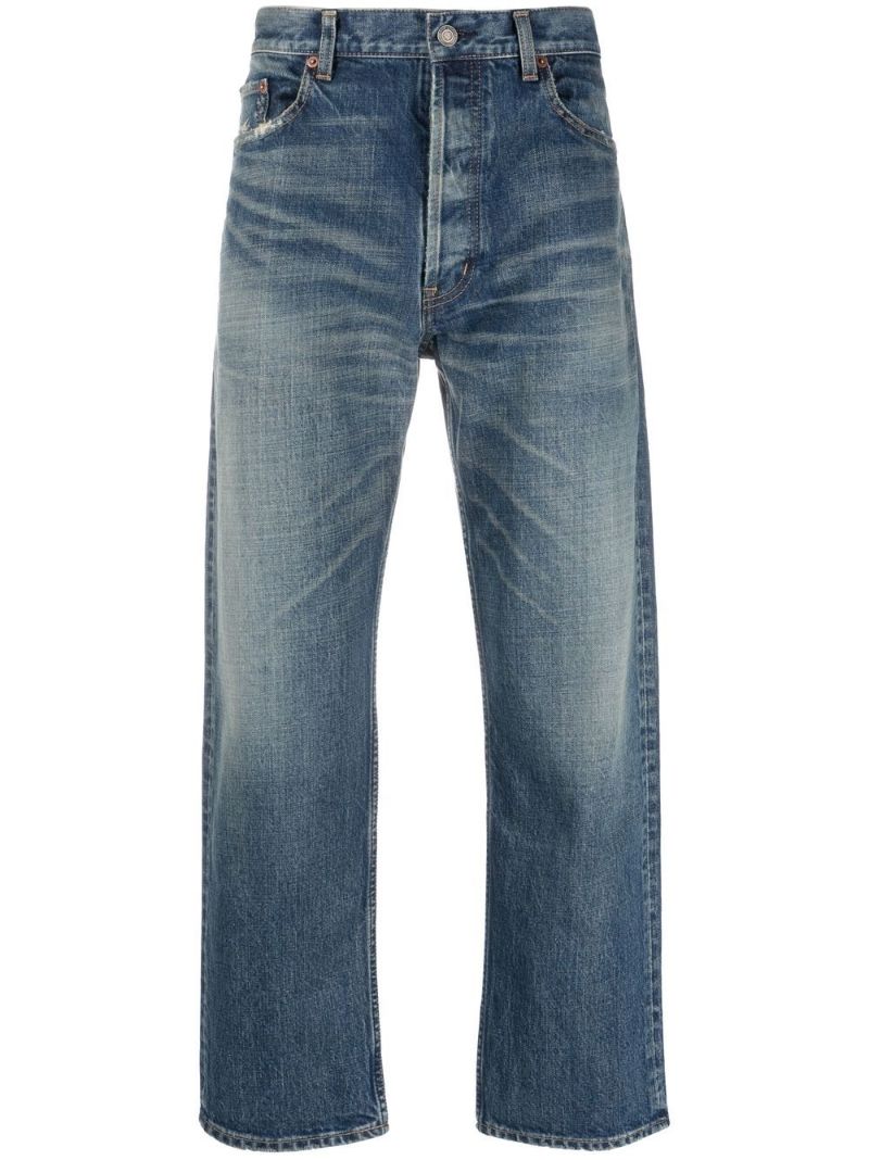 Blue Mick Straight-leg Jeans