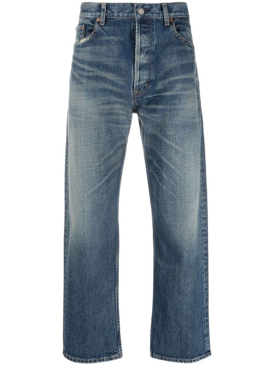Blue Mick Straight-leg Jeans