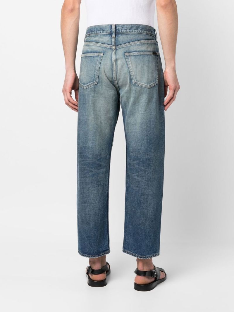 Blue Mick Straight-leg Jeans