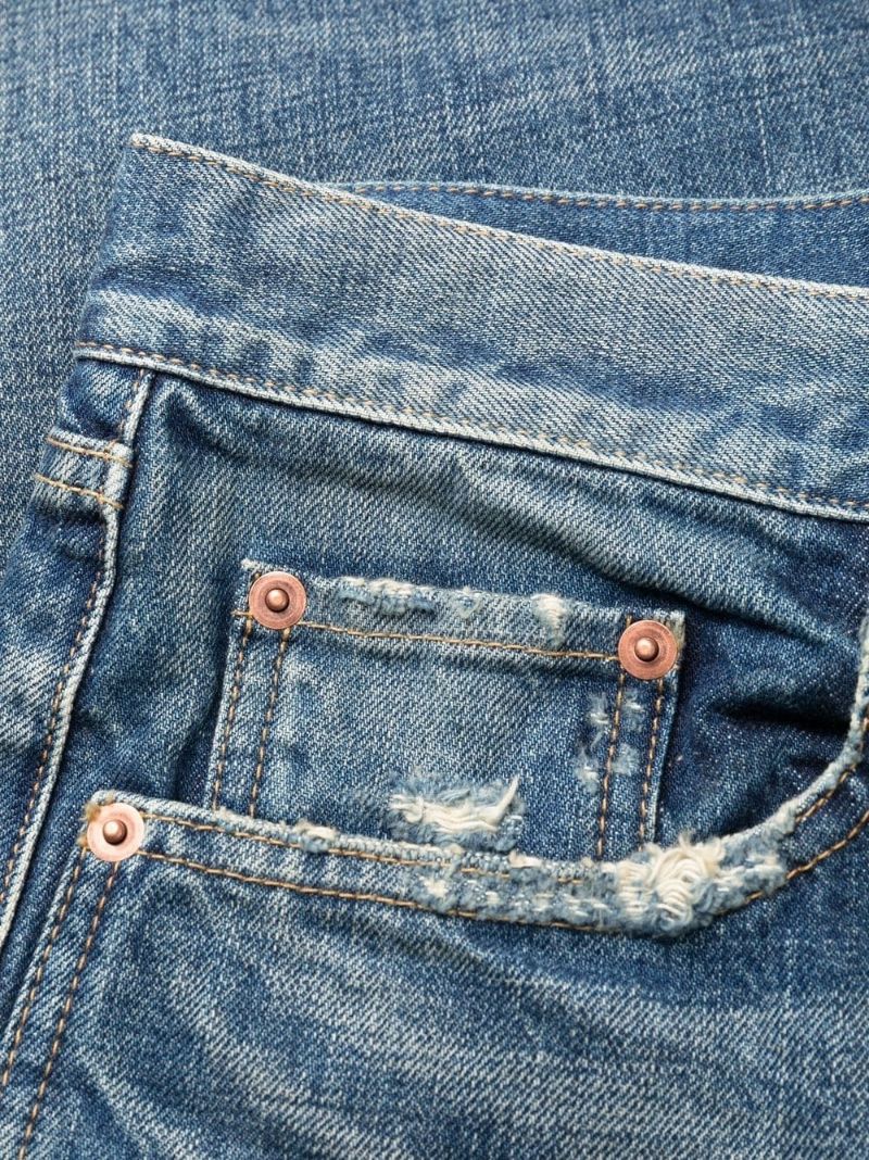 Blue Mick Straight-leg Jeans