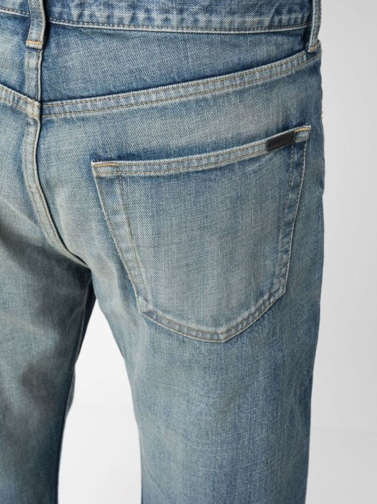 Blue Mick Straight-leg Jeans