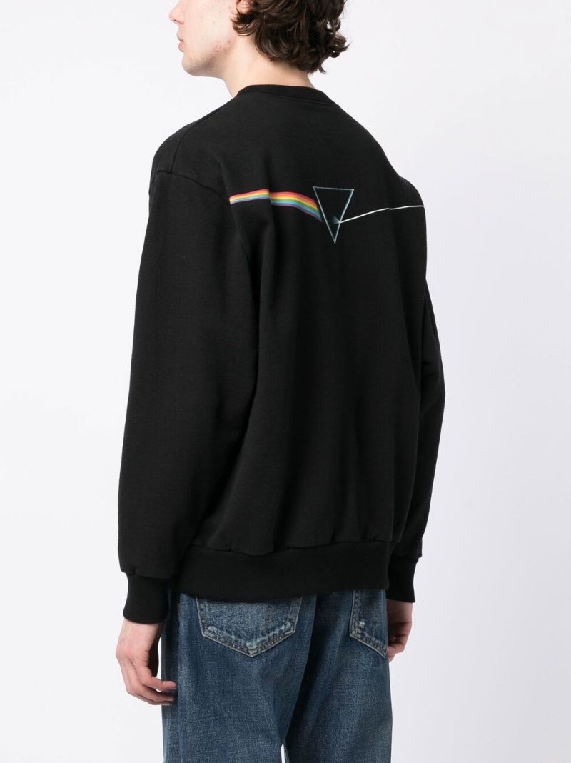 Black Graphic Print Sweatshirt