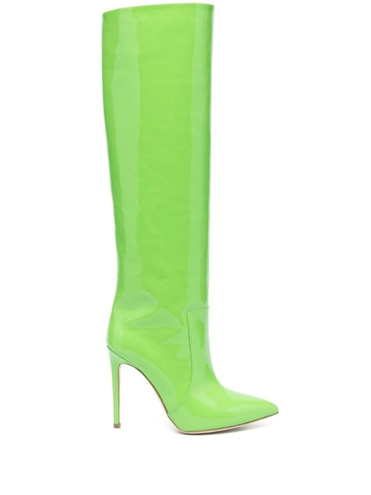 Green Stiletto 105 Knee High Boots