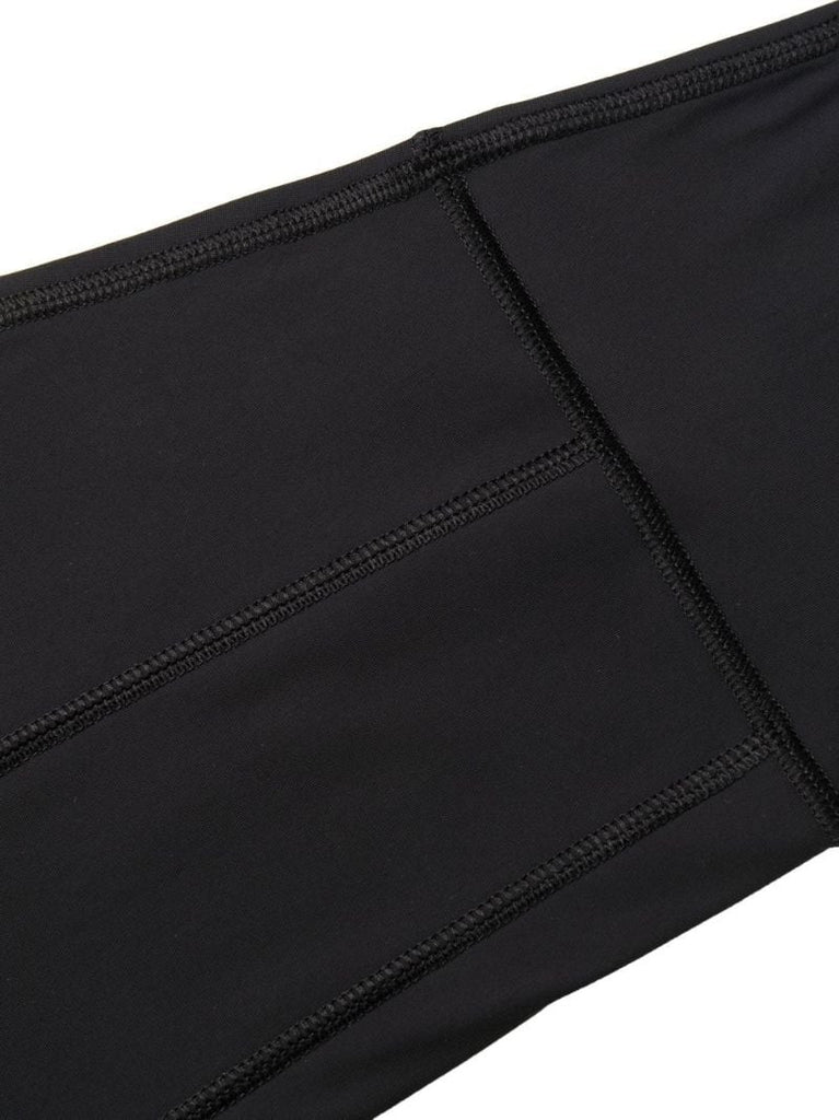 Black Greca Waistband Leggings