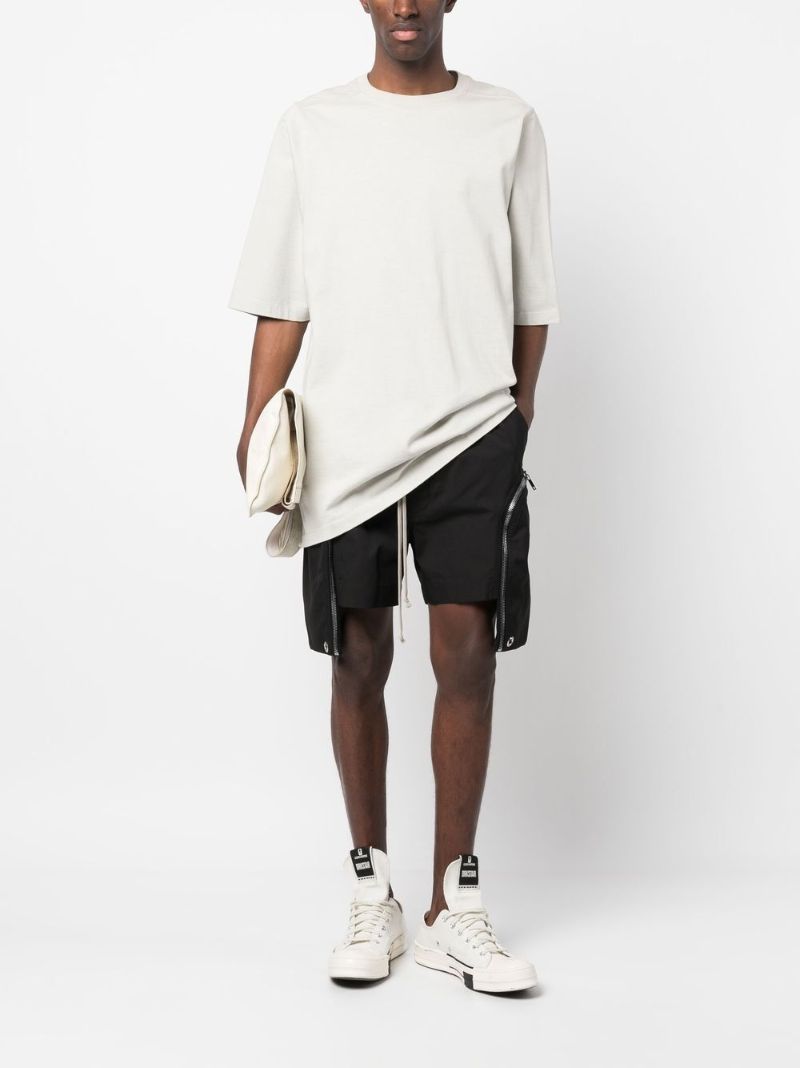 Black Bauhaus Zip-pocket Shorts