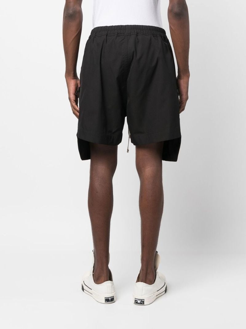 Black Bauhaus Zip-pocket Shorts