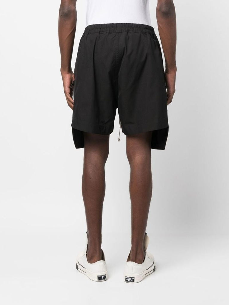 Black Bauhaus Zip-pocket Shorts