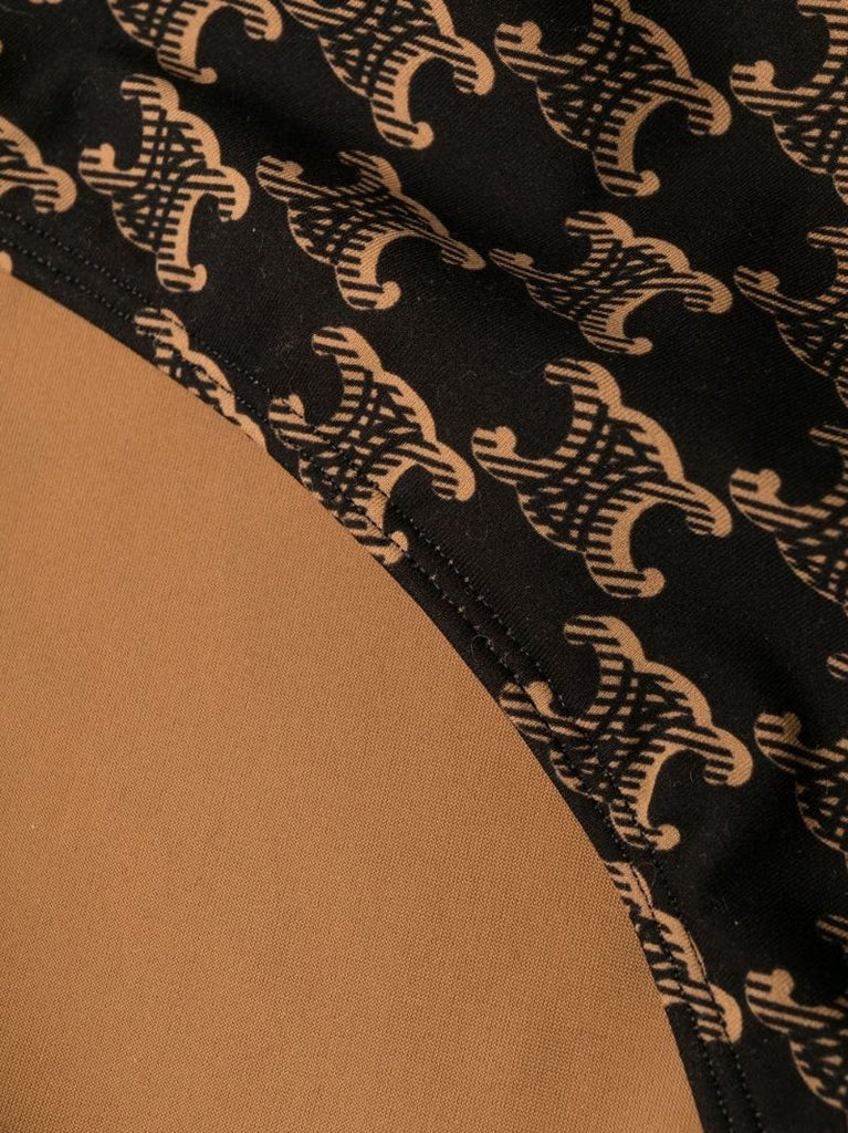 Brown Triomphe Monogram Swimsuit