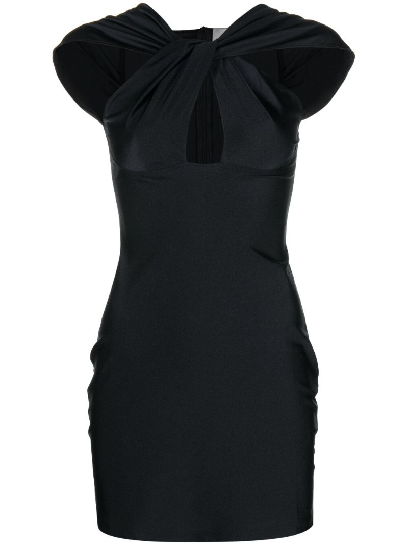 Black Cut-out Mini Dress