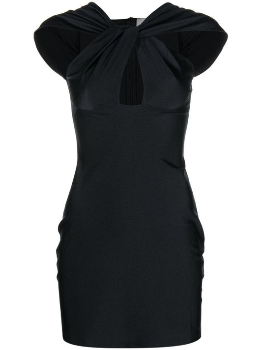 Black Cut-out Mini Dress