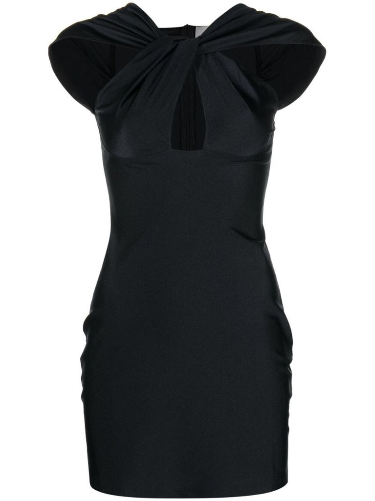 Black Cut-out Mini Dress