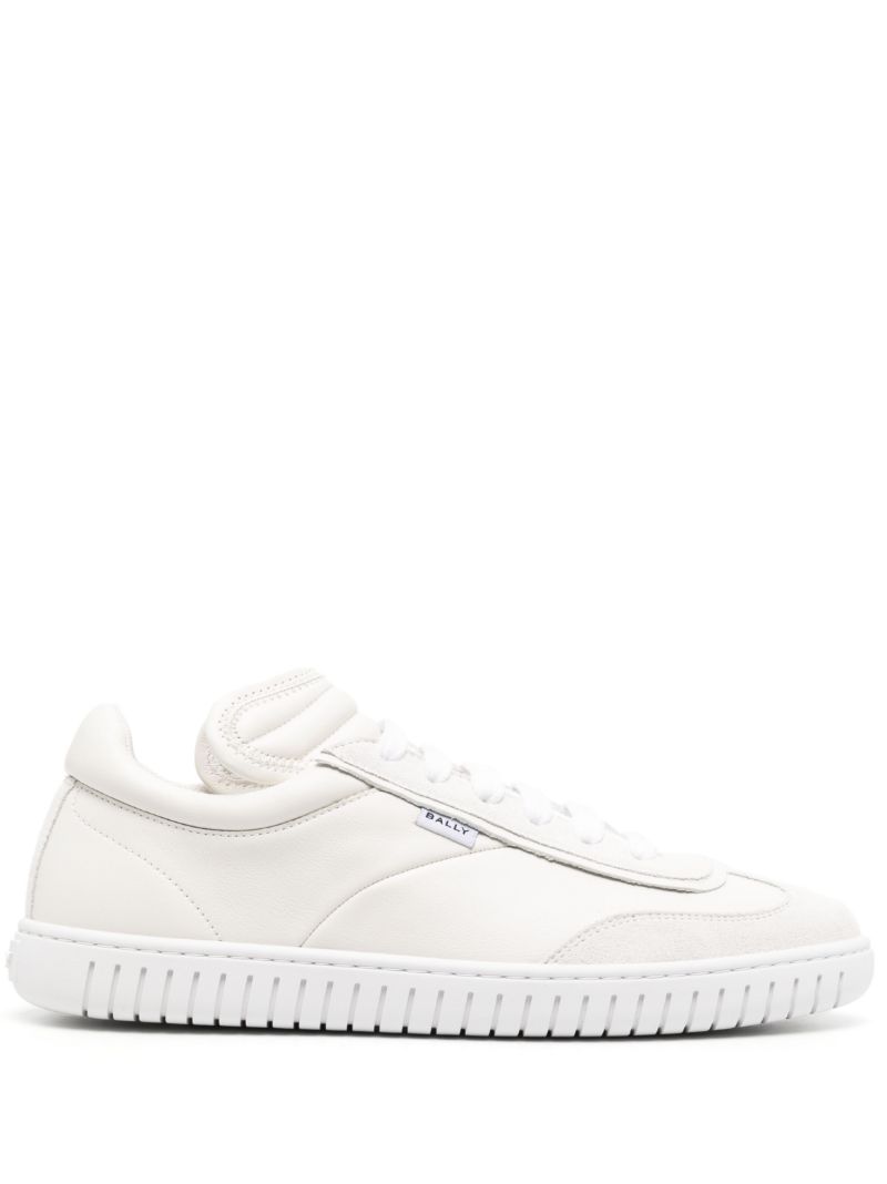 White Parrel Leather Sneakers