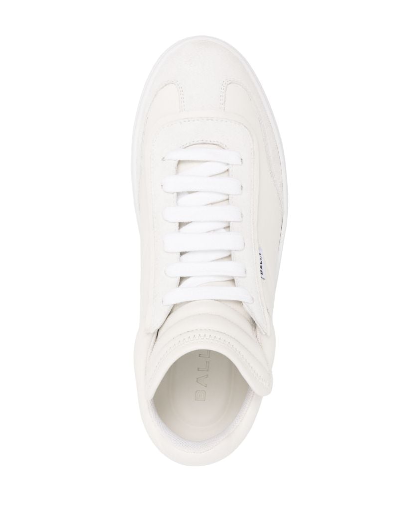 White Parrel Leather Sneakers