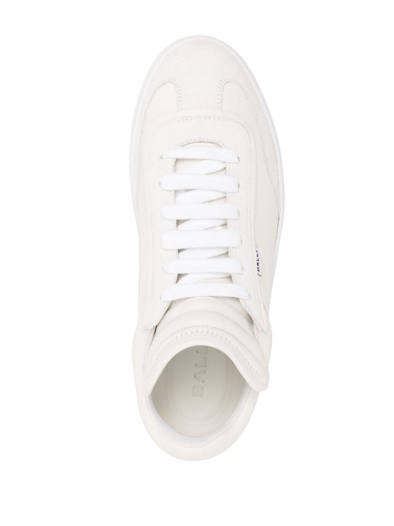 White Parrel Leather Sneakers