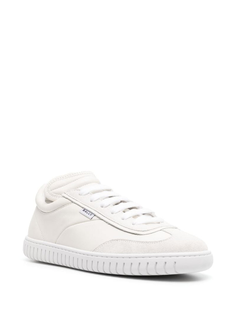 White Parrel Leather Sneakers