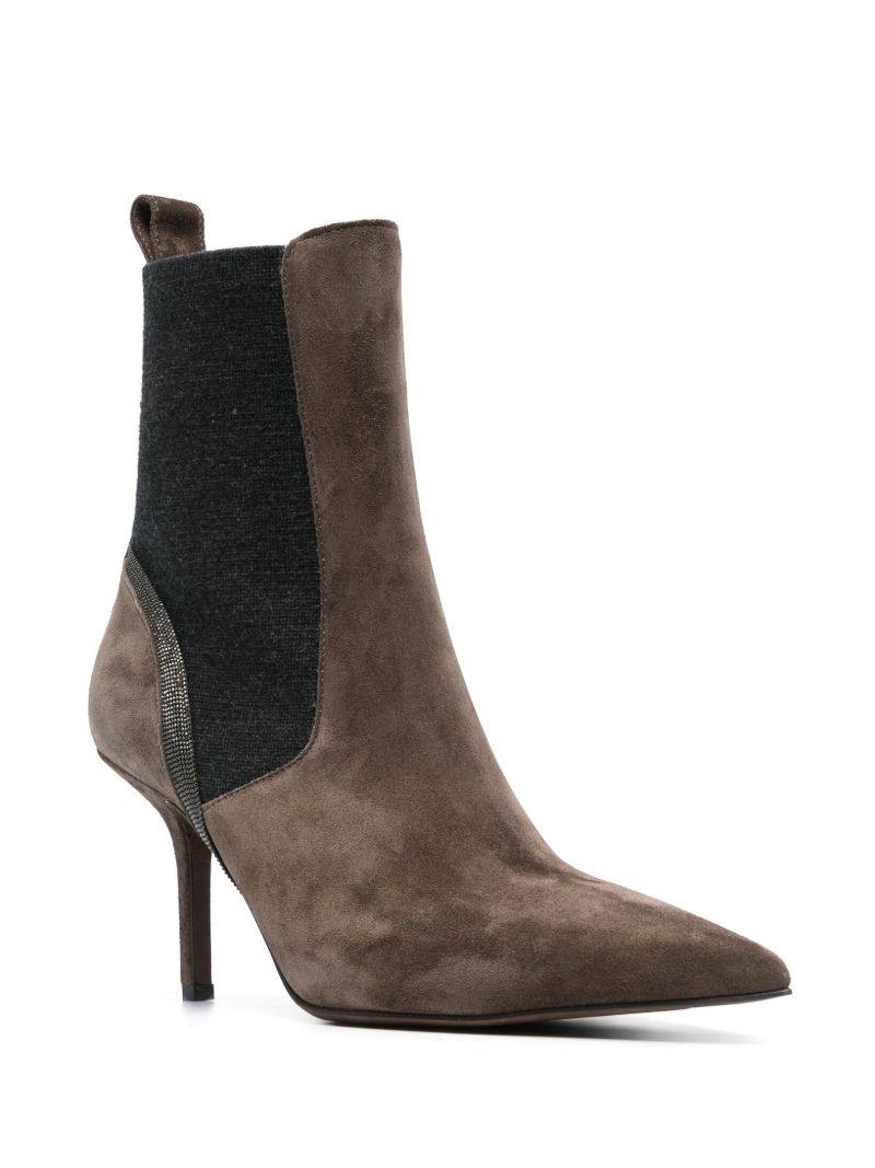 Brown 90 Suede Ankle Boots