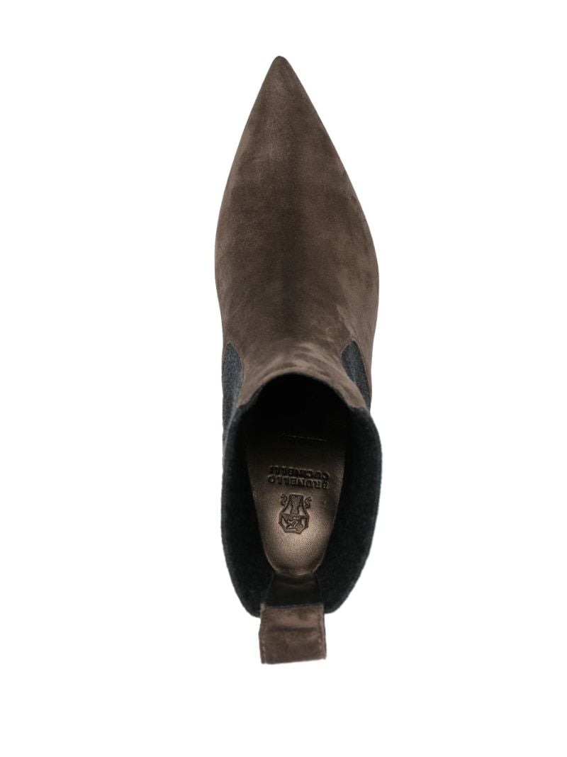 Brown 90 Suede Ankle Boots