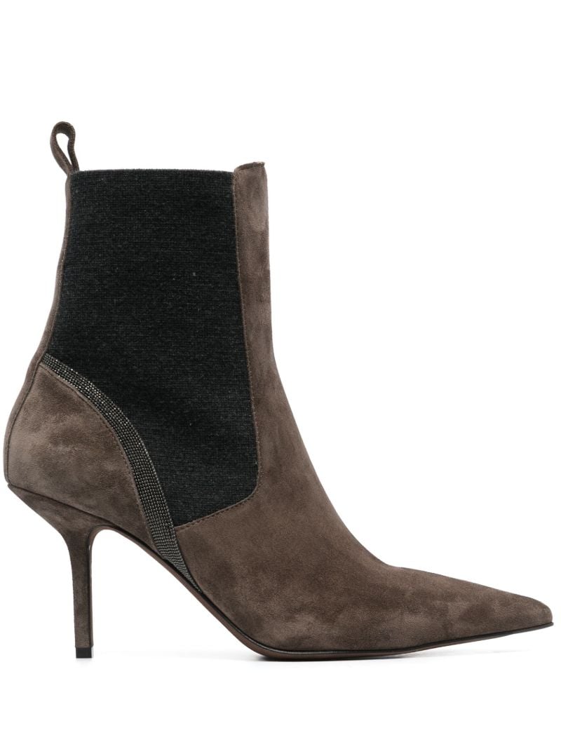 Brown 90 Suede Ankle Boots
