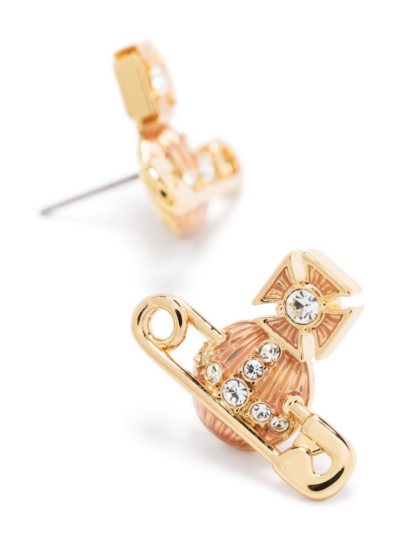Gold Kitty Stud Earrings