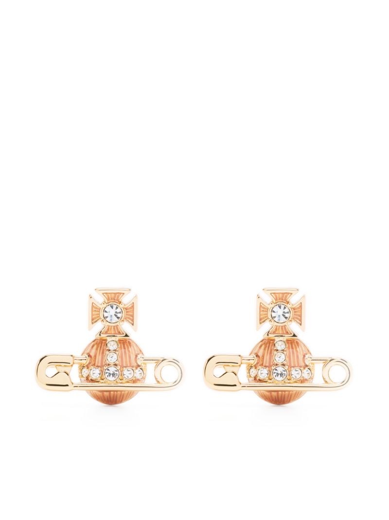 Gold Kitty Stud Earrings