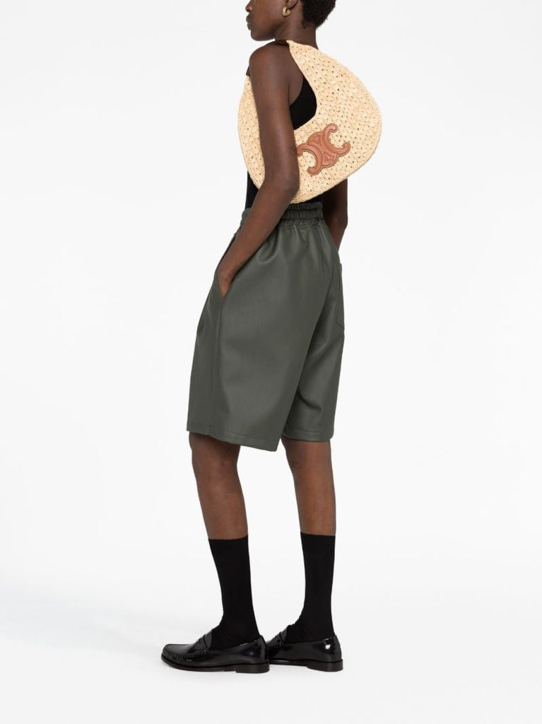 Beige Panier Hobo Tote Bag